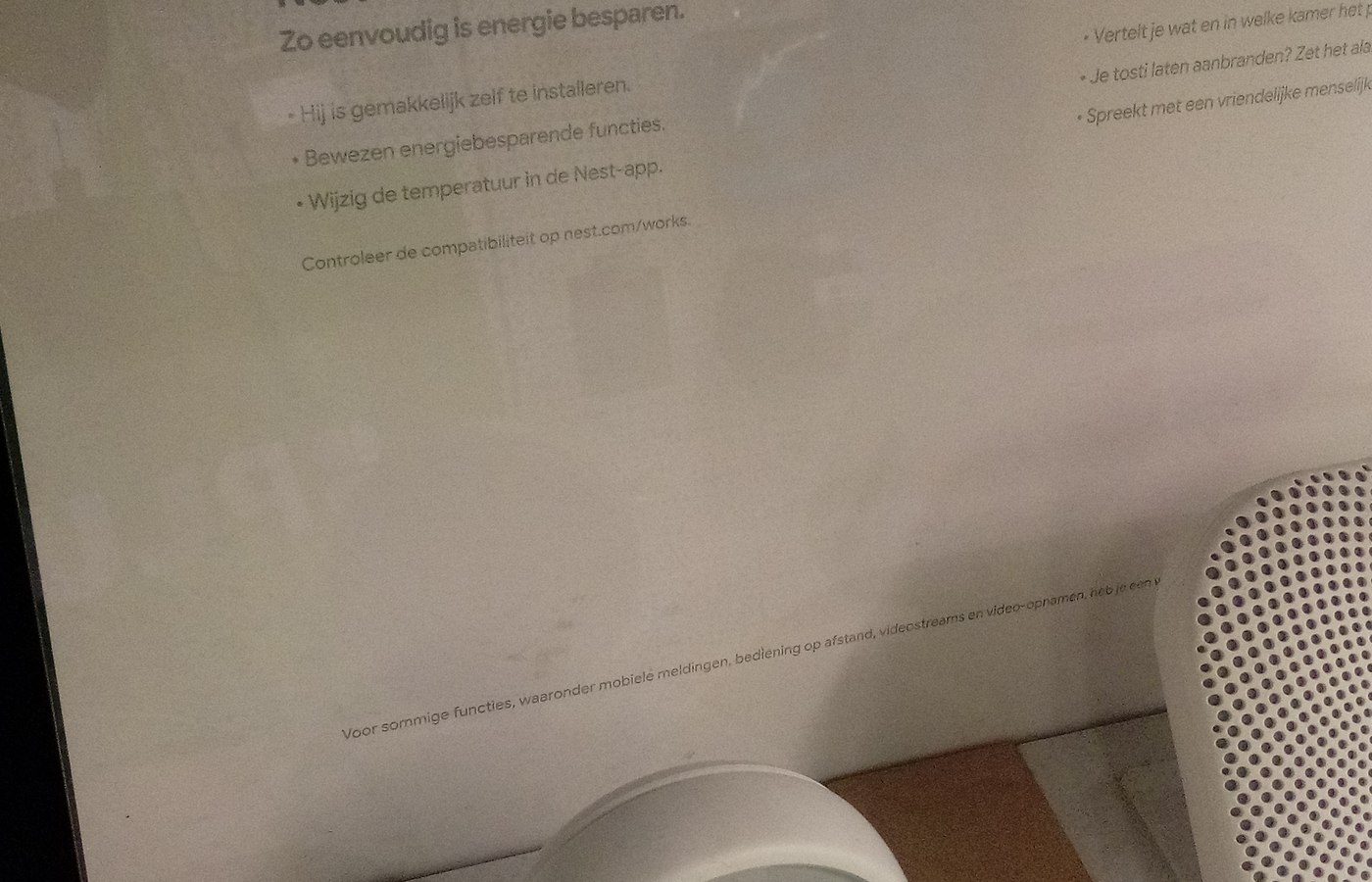 Close view of heating control details used to check simple schedules and radiator rooms
