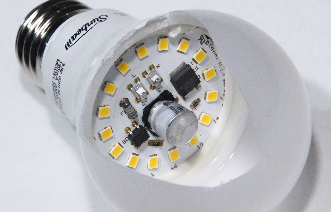 Close view of smart-home electrical product details used to check simple setup and clean visible finish
