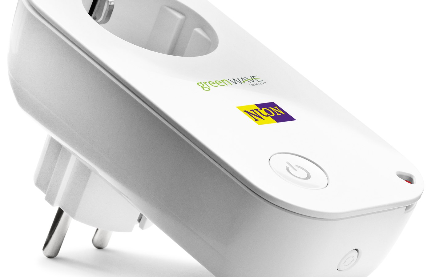 Close view of smart plug details used to check lamps and small appliances